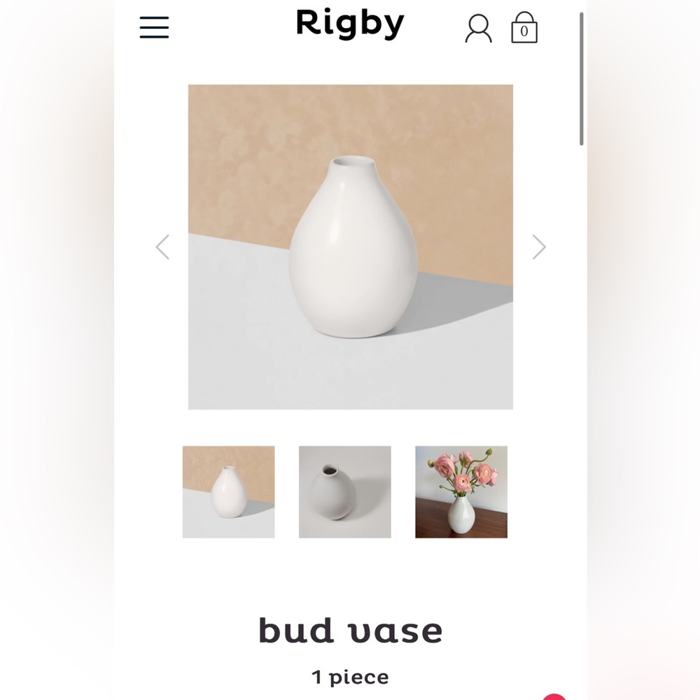 Rigby bud vase